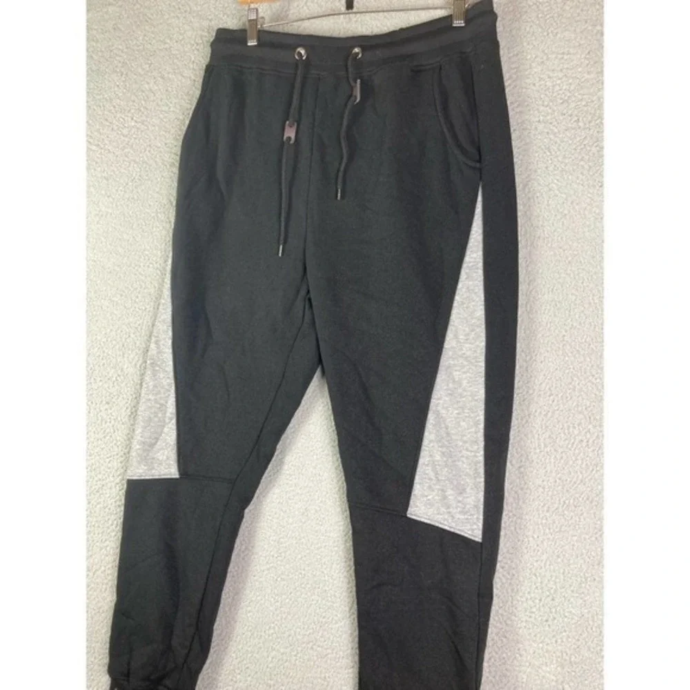 Sweatpants Mens New Fleece Jogger Pants Athletic Joggers Black Galaxy Size Large